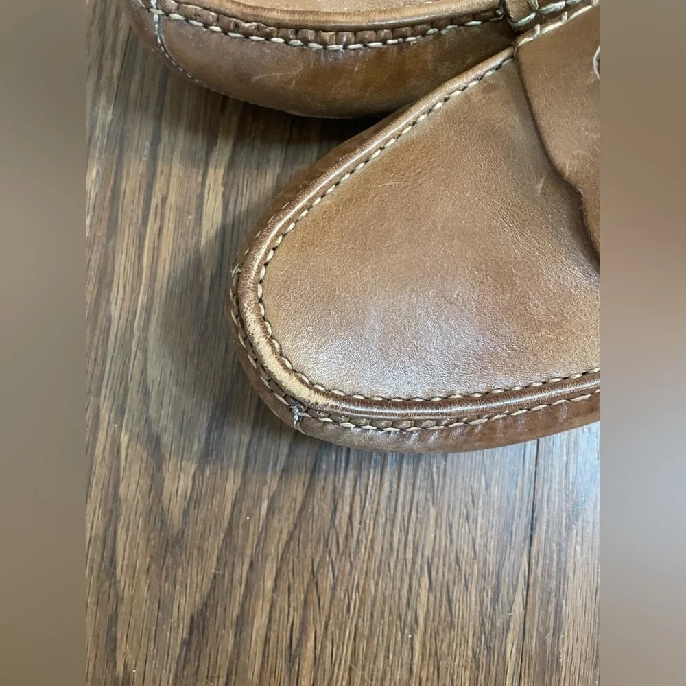 Cole Haan Grant Canoe Brown Leather Penny Loafers Size 8